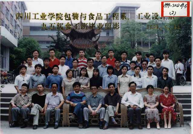 包装与食品工程系、工业设计系1995级(1999届)食工班 包装与食品工程系、工业设计系1995级(1999届)食工班